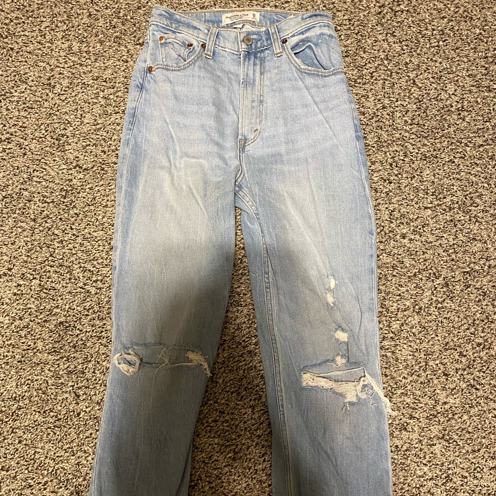 Abercrombie Ankle Straight Jeans - 25 0R